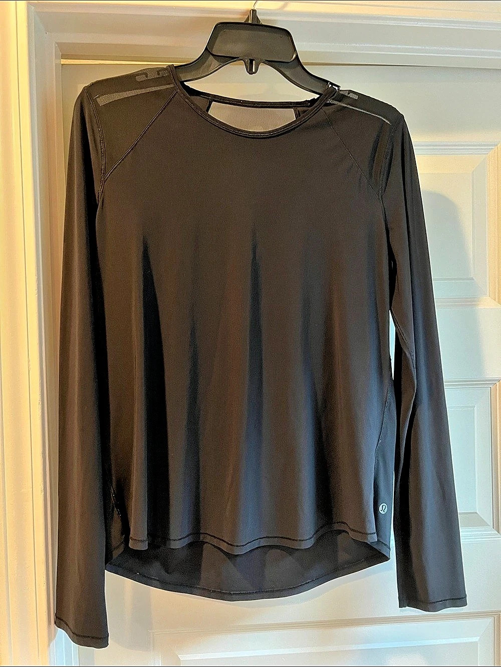 lululemon Sculpt Long-Sleeve Shirt *Pleated Black Long Sleeve Top